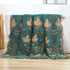 Boho Throw Blanket for Bed Couch 100% Cotton Woven Bed Throws for All Season Lightweight and Soft Cozy Farmhouse Reversible Muslin Decorative Blanket for Travel Picnic, Teal/Cream, 60''x80''