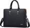 Genuine Leather Business Briefcase 15.6 Inch Laptop Bag Multi Compartment
