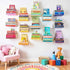 Floating Invisible Bookshelf Wall Mounted (Set of 4) - Aluminum - Turn Books into Floating Shelves