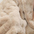 RYNGHIPY Faux Fur Blanket for Couch Fluffy Warm Throw Blanket for Sofa Bed Thick Furry Bubble Blanket (Camel, 51''x63'')