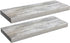 Sorbus Floating Shelves, Wall Shelves for Bedroom, Kitchen, Living Room, Bathroom Shelves Over The Toilet, Home Decor, Farmhouse, 24 x 9 Inch Wall Mounted Floating Shelves for Wall, 2 Pack, Rustic
