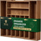 ROYAL CRAFT WOOD Luxury Bamboo Kitchen Drawer Organizer - Silverware Organizer - Utensil Holder and Cutlery Tray with Grooved Drawer Dividers for Flatware and Kitchen Utensils (9 Slot, Brown Bamboo)