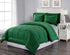 Decor & More Home Essentials 3 Piece Embossed Stripe Down Alternative Comforter Set