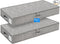 punemi Low Profile Under Bed Storage, 4 Inch Height Underbed Storage Containers With Sturdy Sidewalls & Bottom, Shallow Under Bed Organizer Clothes Storage Bins, Slim Under Couch Sofa Dresser Storage