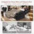 Three Motor Large-Wide Power Lift Chairs Recliners for Big and Tall Elderly, 180° Lay Flat Lift Chair, Infinite Position, Power Headrest, Heat & Vibration Massage (Plush Flannel, Dark Gray)