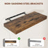 12" Deep Floating Shelves for Wall 36 Inches Long, Heavy Duty Wall Shelves for Bedroom Bathroom Kitchen Laundry Room, Farmhouse Rustic Shelves for Home Decor, 36" X 12" X 2" Set Of 2, Rustic Brown