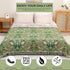 Boho Throw Blanket for Bed, 100% Cotton Ultra Soft Rustic Quilt King Blanket Florals and Animals Printed Farmhouse Decor Large Bed Blankets,90"×98" All Season Rustic Throw for Sofa Couch Chair