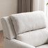 Kidol & Shellder Beige Oversized Accent Chair for Living Room Mid Century Modern Reading Chair with Back Wide Upholstered Comfy Single Sofa Chair for Bedroom Lounge Side Corner Boucle Fabric Armchair
