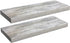 Sorbus Floating Shelves, Wall Shelves for Bedroom, Kitchen, Living Room, Bathroom Shelves Over The Toilet, Office, Home Decor, Farmhouse, 16 Inch Wall Mounted Rustic Floating Shelves for Wall, 2 Pack