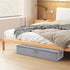 Underbed Storage Box, 23.6 x 11.8 x 5.9 Inch Clothes Organizer With Sturdy Structure and Reinforced Handles for Blanket, Sheets, Pillows, Towels, Shoes, Grey, 2 Pack