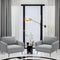 Oversized Accent Chair Set of 2 for Living Room Chairs Reading Arm Chair Comfy Modern Single Sofa Side Chairs with Metal Legs & Soft Cushion for Bedroom, Balcony,Waiting Room (Polyester, Grey)