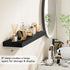 Fun Memories 36 Inch Floating Shelves - Deep Rustic Black Wooden Wall Shelves - Extra Deeper & Thicker Wall Mounted Storage Shelf for Bedroom, Kitchen, Farmhouse - 2 Pack, Rustic Black