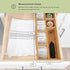 Premium Tea Bags and Coffee Pods Drawer Organizer – Small 9-Compartment Design with Removable Wall Inserts, Non-Slip Feet, 100% Sustainable Bamboo