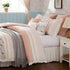 9 Piece Cotton Percale Comforter Set Blush