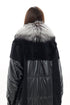 Genuine Silver Fox Fur Italian Cashmere Wool Freudenberg Comfortemp® Coat