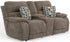 Joya - Power Headrest Power Lay Flat Reclining Console Loveseat With CR3 Heat/Massage/Lumbar/ZG