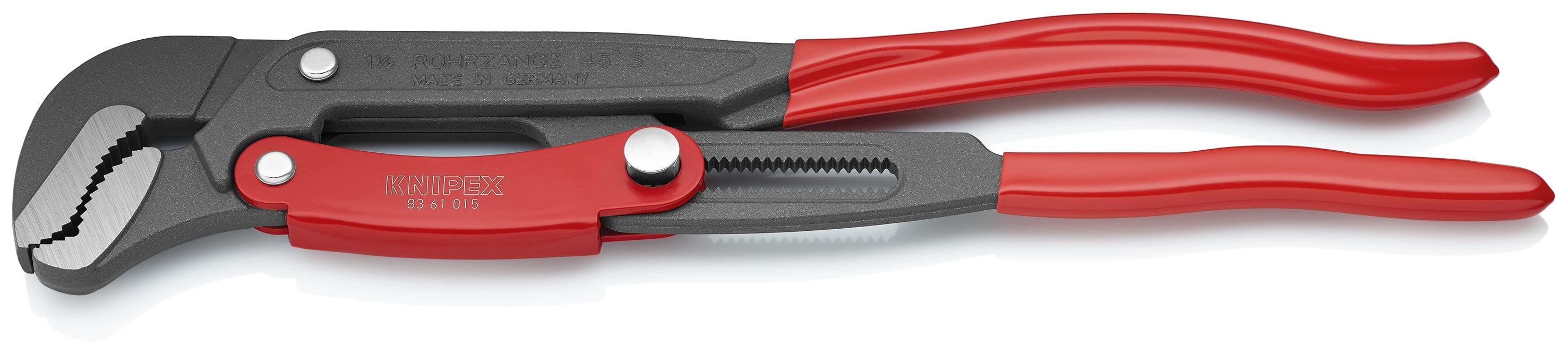 Knipex Rapid Adjust Swedish Pipe Wrench Pliers S-Type 16 1/2" 83 61 015