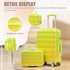 14'/20' 2-Piece PC Spinner Wheel Luggage Set with Gradient Color and Lock