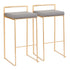 Fuji - Contemporary / Glam & Quality Construction Barstool