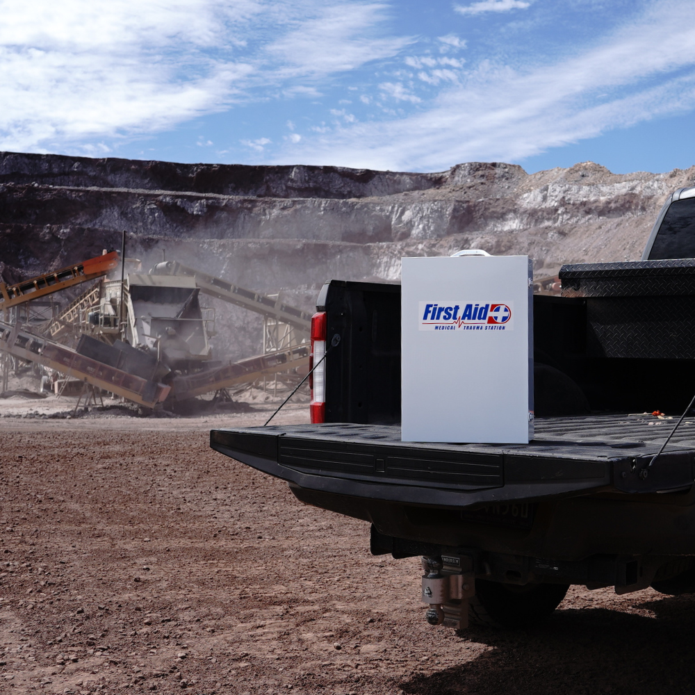 4 Shelf Metal First Aid Cabinet - 2015