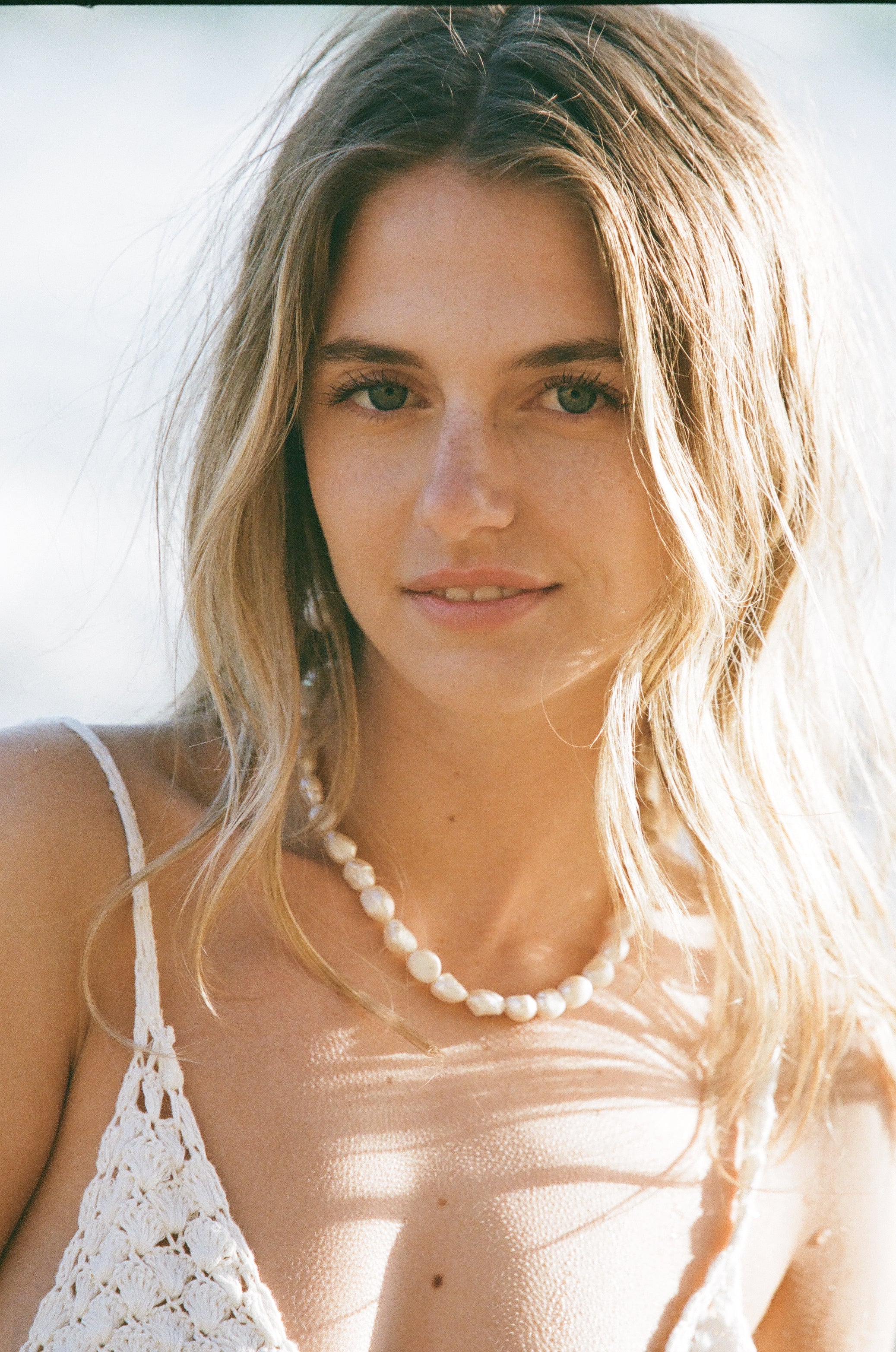 Full Moon Pearl Necklace