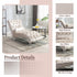 Chaise Lounge Indoor, Button Tufted Upholstered Chaise Lounge Chair With Pillow