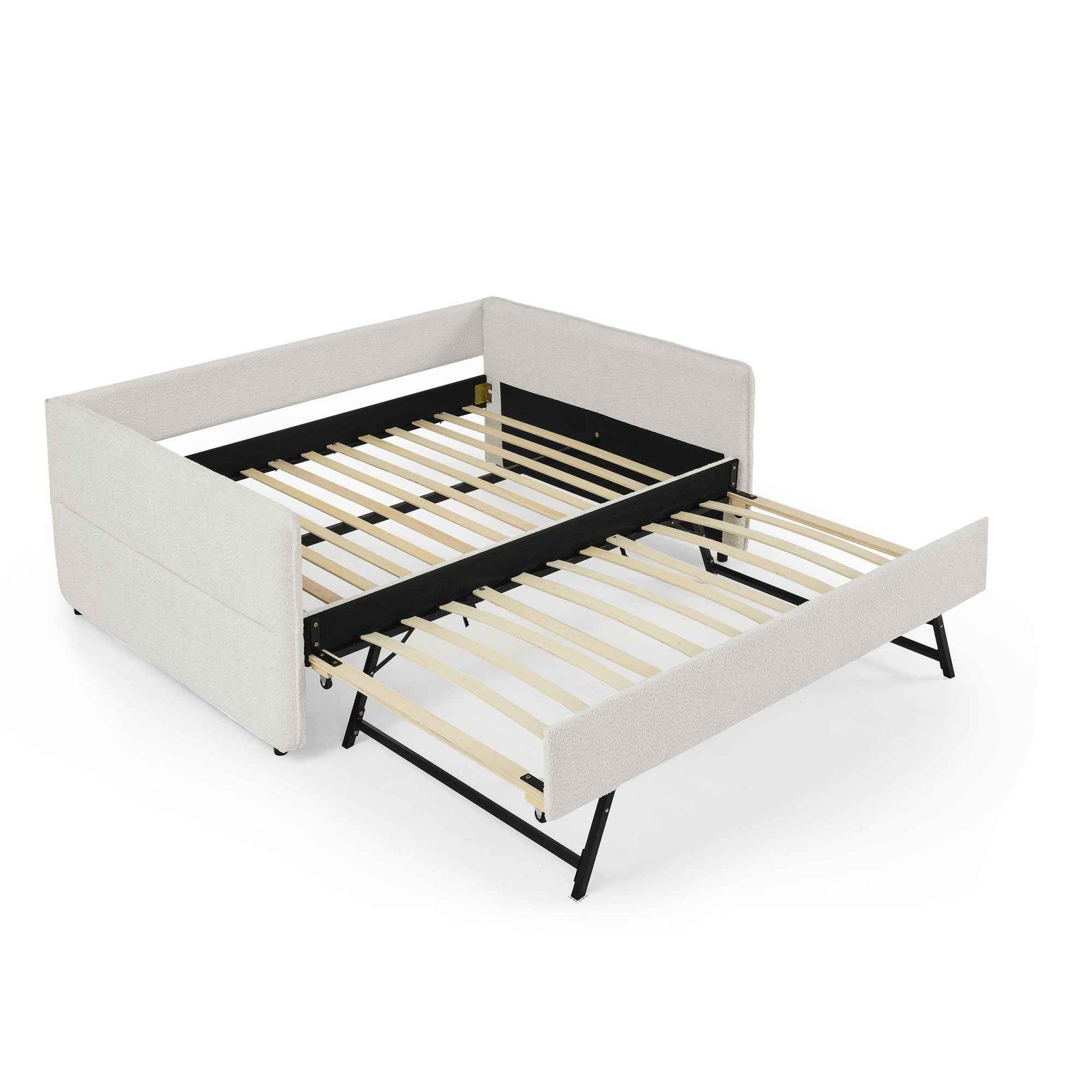 Upholstered Daybed With Pop Up Trundle