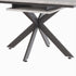 Modern Extendable Dining Table Set With Soft Padded Armless Chairs