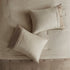 7 Piece Faux Suede Comforter Set Tan California King