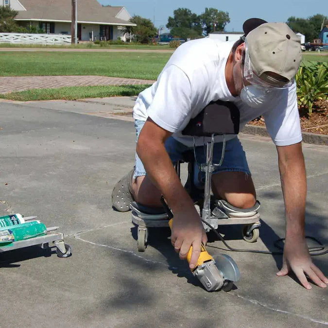 Racatac Kneeling Sitting Creeper with 3" Casters and Chest Support