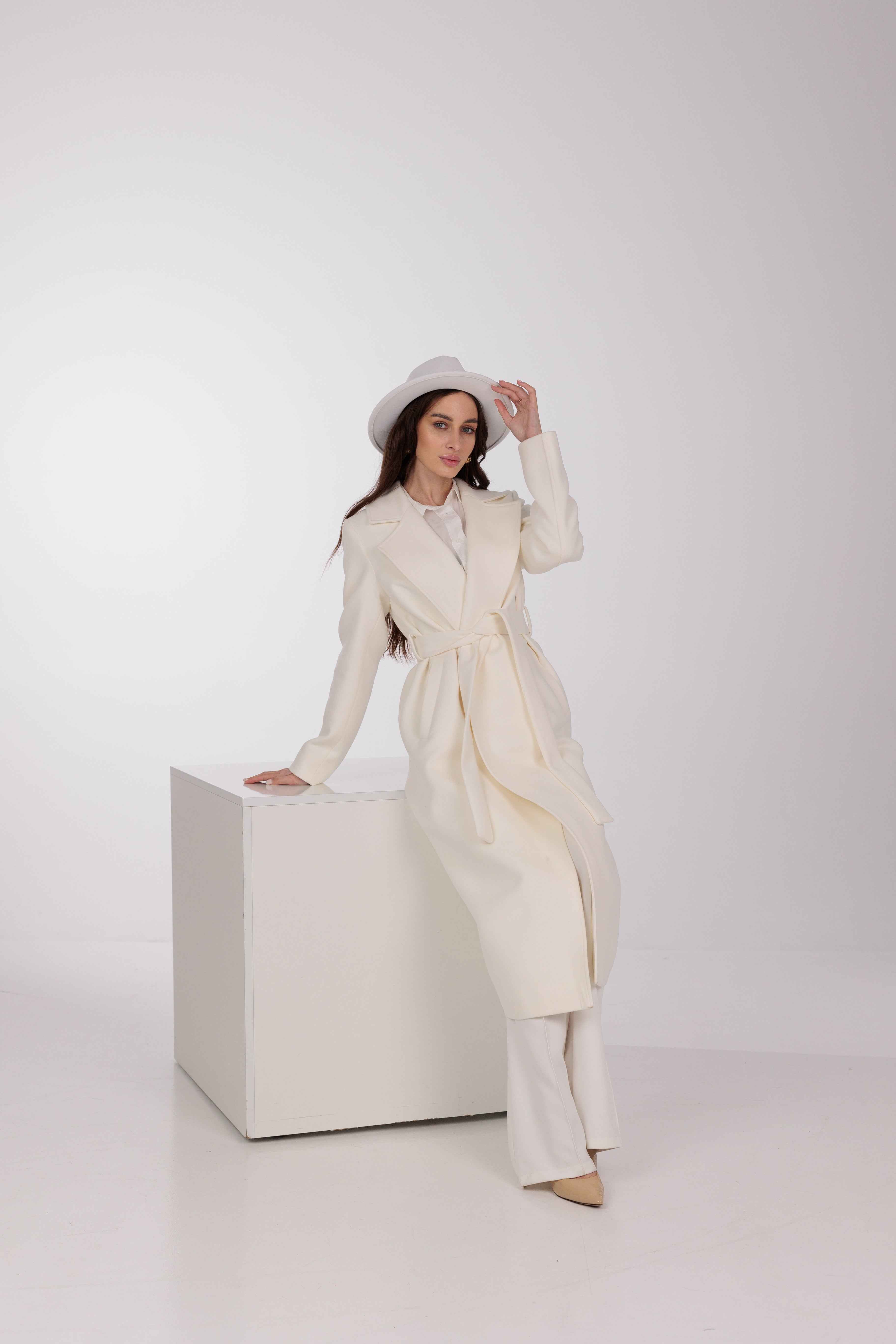 Astoria Classic Wraparound Wool Blend Overcoat