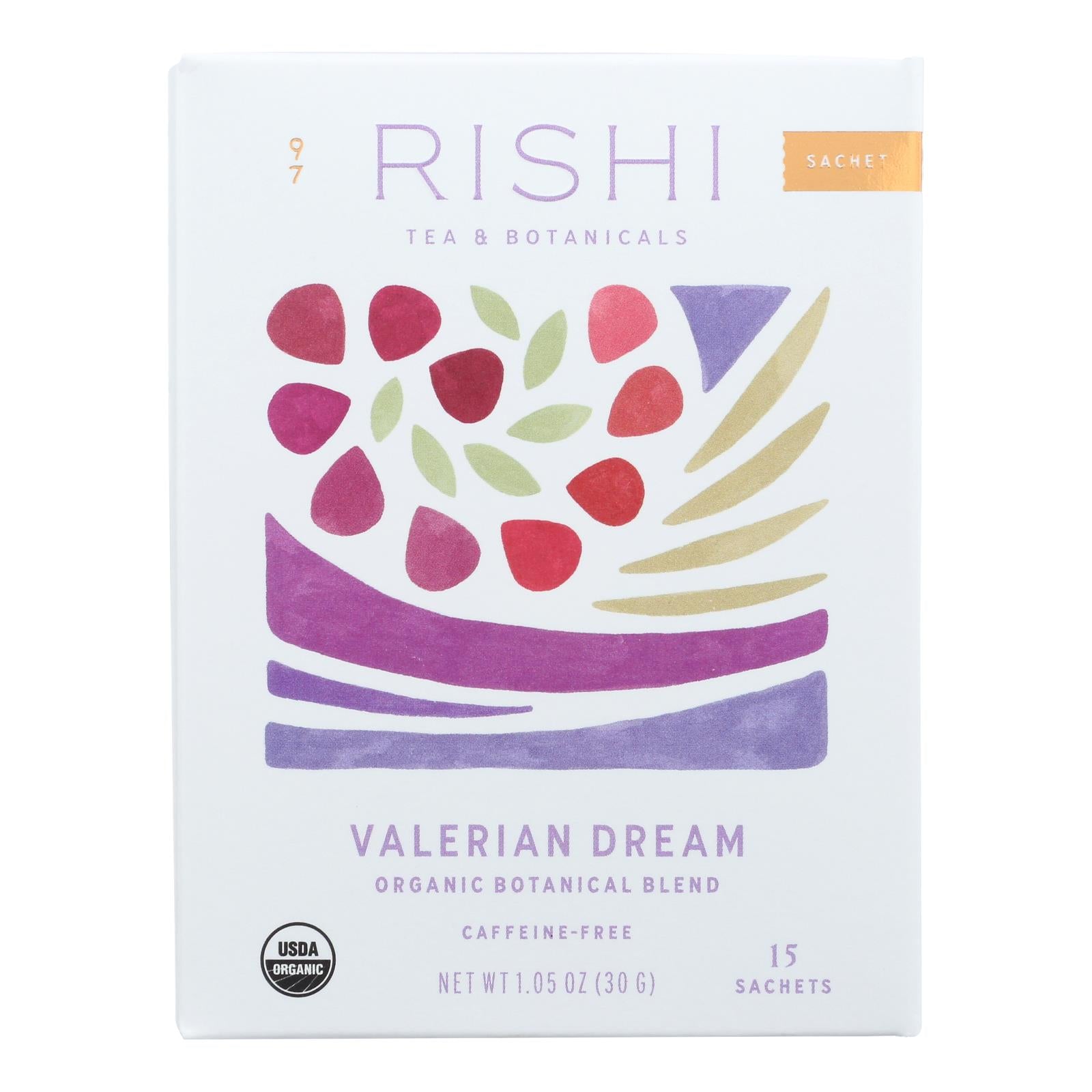 Rishi Tea Valerian Dream Herbal Tea, 15-Bag Pack