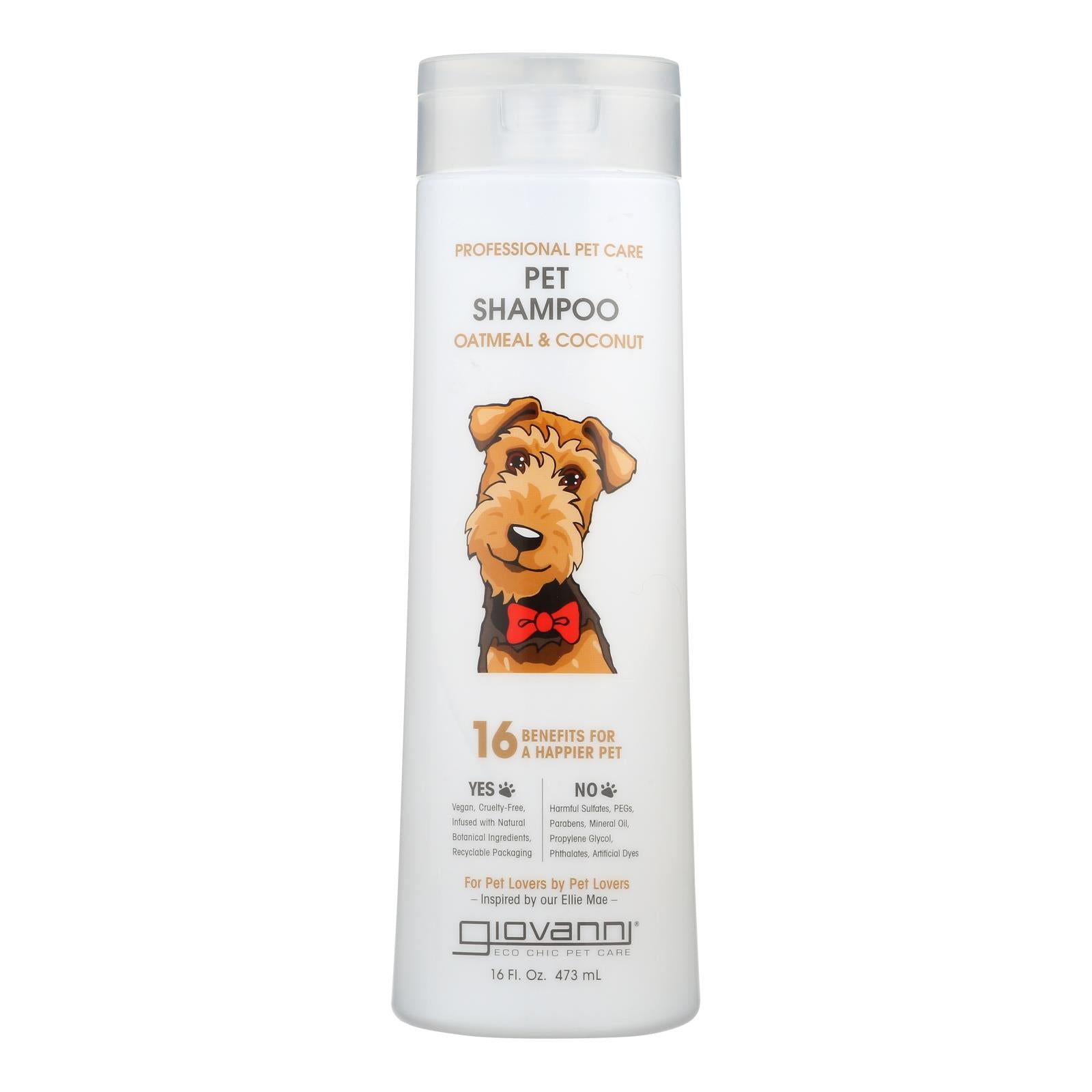 Giovanni Oatmeal & Coconut Pet Shampoo - 16 Fl Oz