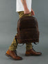 MaheTri Cambridge Unisex Buffalo Leather Backpack