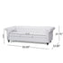 Chesterfield Style 3 Seater Sofa with Deep Button Tufting - Multiple Colors