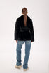 Faux Mink Effect Fur Coat
