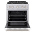 ZLINE 30"Gas Range, Convection Gas Oven , DuraSnow® White Matte, SGRS-WM-30