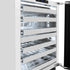 ZLINE 24" Touchstone Dual Zone 44 Bottle Wine Cooler Black Stainless Steel Glass Door RWDO-BS-24