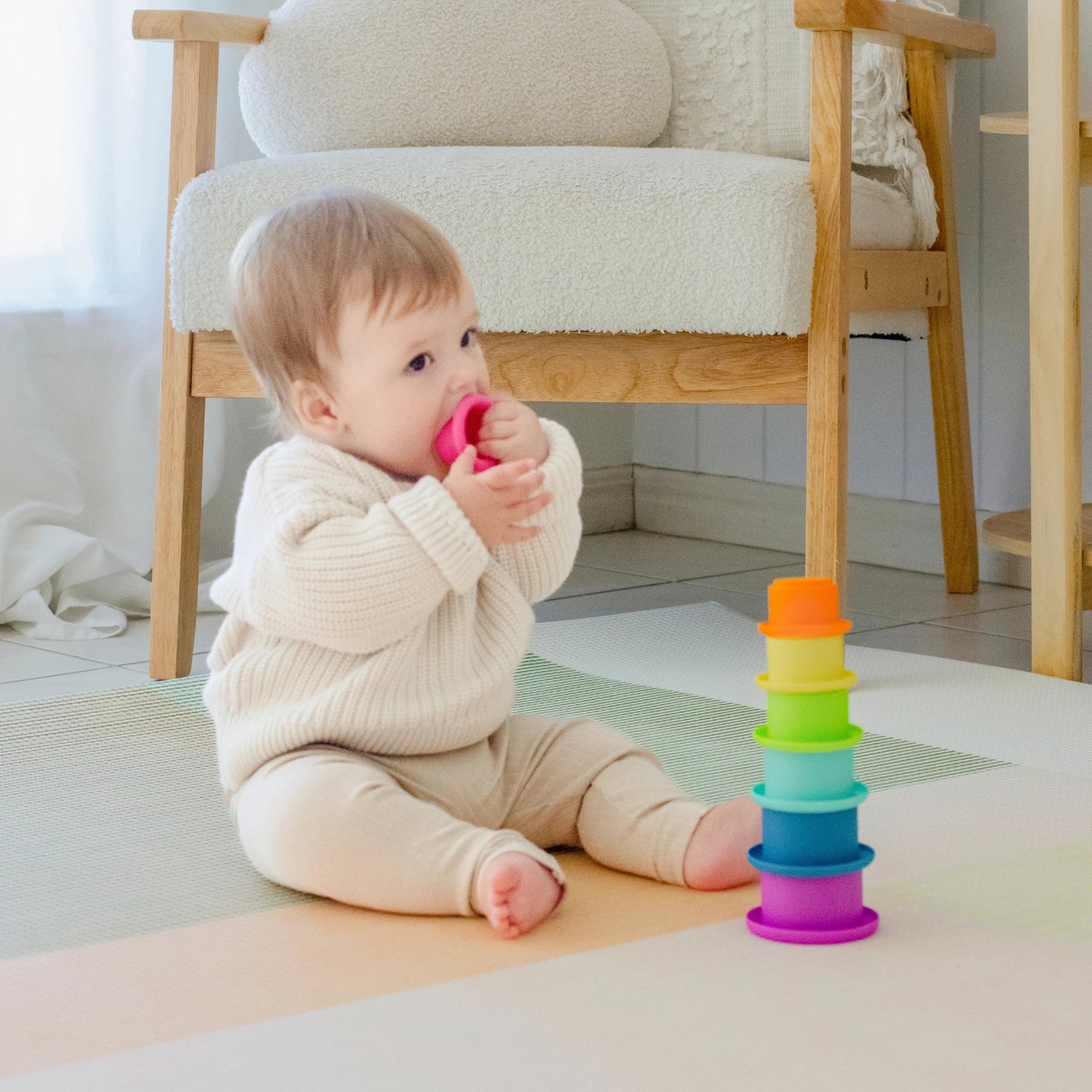 Tiny Land Montessori Toys Set for Newborns (7-9 month)