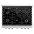 ZLINE 36"Paramount Dual Fuel Range Stainless Steel, SDR36