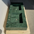 Handcrafted Verde Guatemala Marble Custom Double Sink (Ns-105)