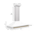 ZLINE 48" Autograph Stainless Wall Range Hood KB4STZ-WM48-CB