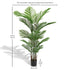 Simulate Plastic Flower Boxes With Leaves For Outdoor Home Decor (Set of 2) -