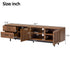 78" TV Stand For TVs Up To 85" Entertainment Center With Deep Drawers & Cable Management, Soft Closing Hinges - Walnut