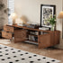 78" TV Stand For TVs Up To 85" Entertainment Center With Deep Drawers & Cable Management, Soft Closing Hinges - Walnut