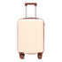 14'/20' 2-Piece Beige ABS Spinner Wheel Luggage Set