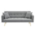 Teddy Fleece Sofa Bed With Luxurious Throw Pillows
