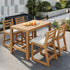Patio Bar Set With Ergonomic Chairs