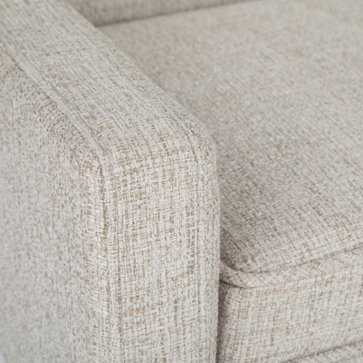 Platinum Upholstered Bench with Solid Wood Frame - Parris