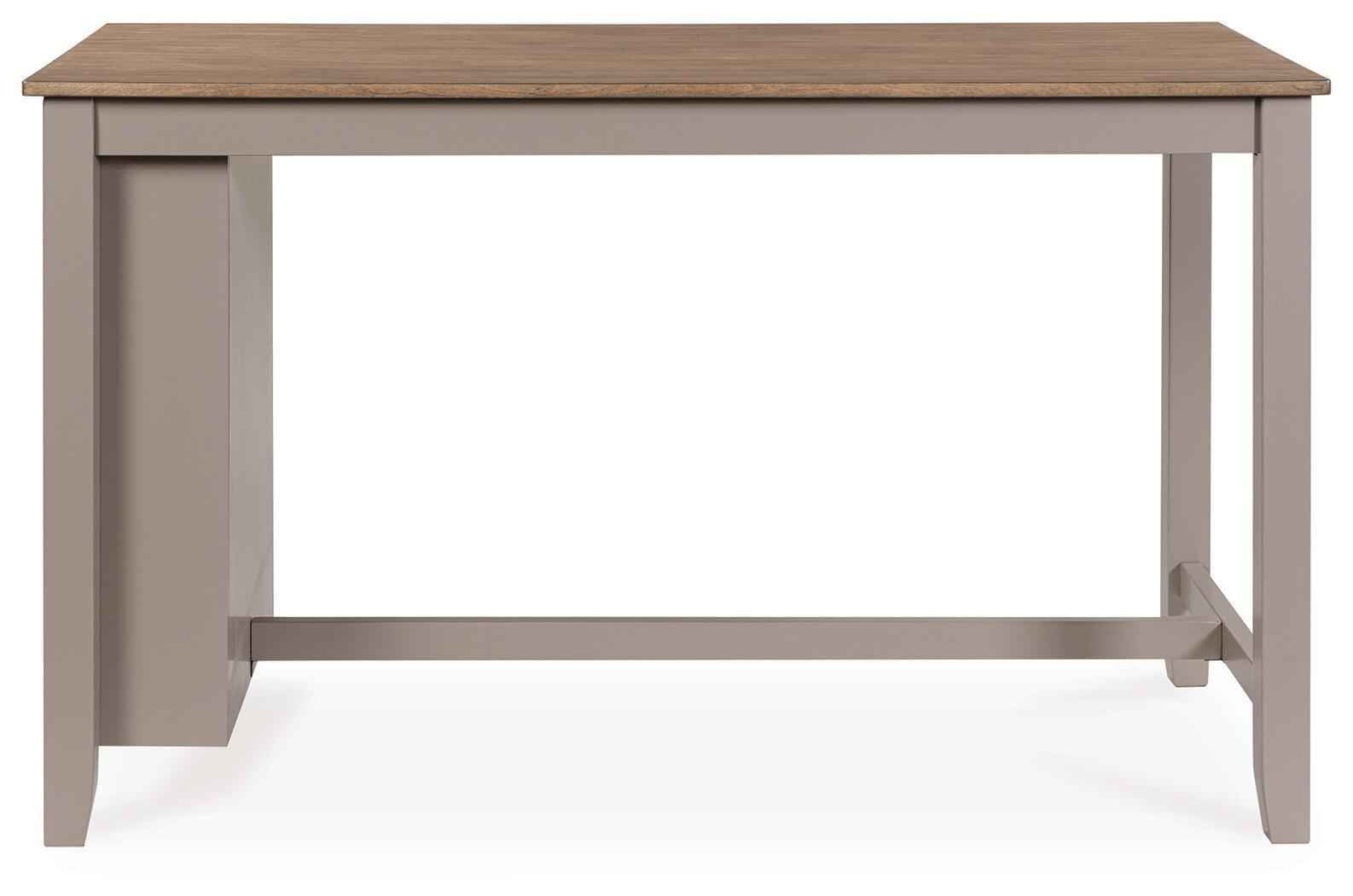 Harperfeld - Rectangular Dining Room Counter Table - Natural / Gray